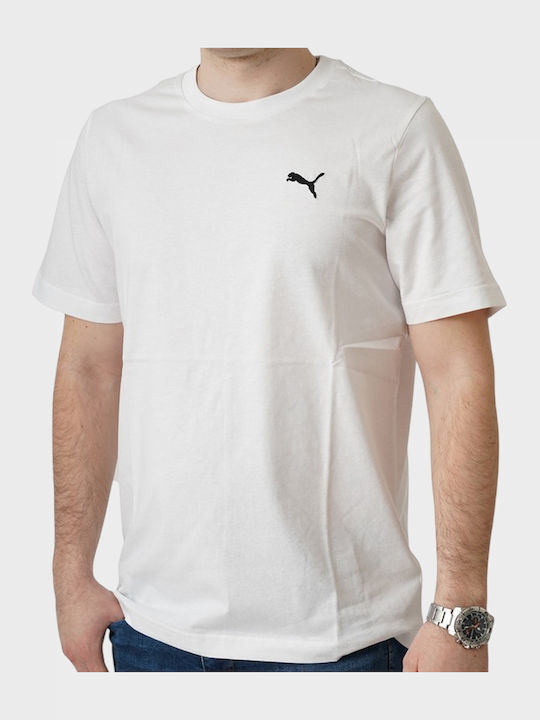 PUMA Спортна Тениска Бял