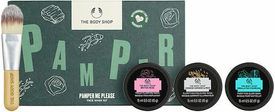 The Body Shop Pamper Me Please Set Îngrijire pentru Hidratare & Curățare facială 4buc
