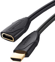 Vention HDMI 2.0 HDMI-Stecker - HDMI-Stecker 0.5m Schwarz (VAA-B06-B050)
