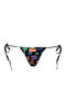 Bikini Brazil με Κορδονάκια Μαύρο