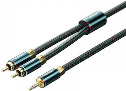 Vention 3,5mm Stecker-2x RCA-Stecker Kabel 2m