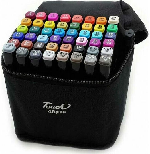 Drawing Markers Thin Double Tip Set 48pcs