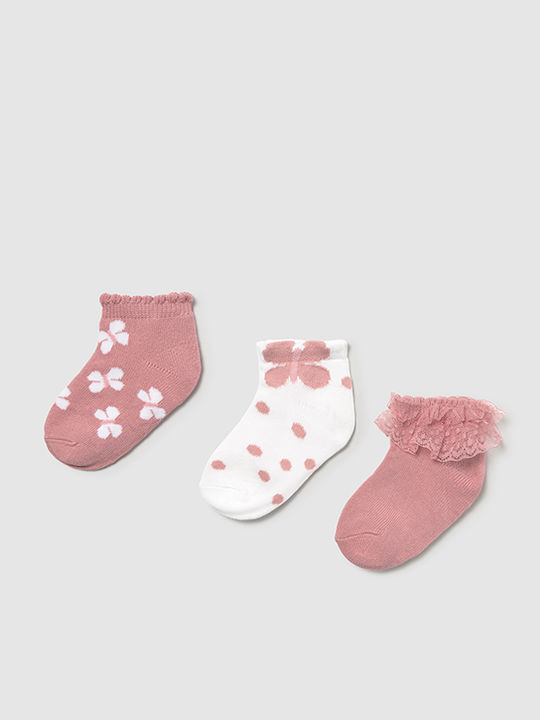 Mayoral Kids' Socks Pink 3 Pairs