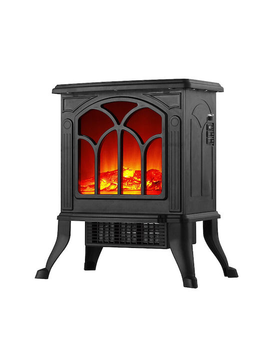 Elite Електрическа камина Elite Efp-1379 1500/2000W 2 настройки 3D пламък вентилатор до 20 м2 черна
