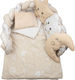 Kamtex Baby Set Pentru Patut Beige 7buc piese