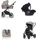 Riko Velar Adjustable 3 in 1 Baby Stroller Sand...