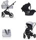 Riko Velar Adjustable 3 in 1 Baby Stroller Ston...