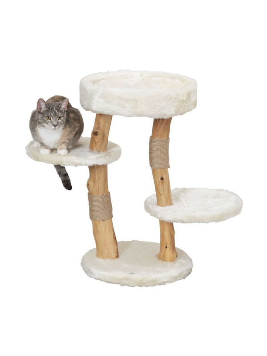 Santo Trixie Standing Cat Scratcher 73 Cm Cream Pear Wood