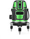Liniar Nivelă Laser Fascicul Verde 3.7V