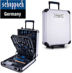 Scheppach Βαλίτσα με Ροδάκια και 187 Εργαλεία Scheppach Βαλίτσα με Ροδάκια και 187 Εργαλεία