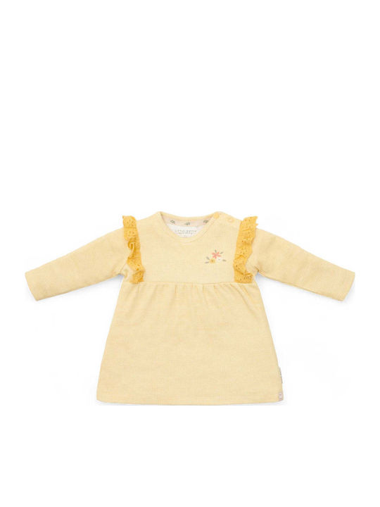 Children's Dress Long Sleeve Warm Yellow