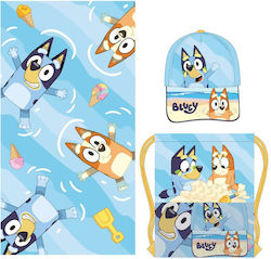 Bluey Παιδική Πετσέτα Θαλάσσης Μπλε Bluey Παιδική Πετσέτα Θαλάσσης Μπλε