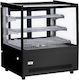 Beheizte Theken-Vitrine 660x530x730mm Dynamic Gn-660hrt Schwarz