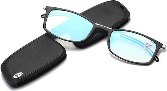 Moscow Mule Slim Pocket Γυαλιά Πρεσβυωπίας Pocket Τσέπης Anti Blue Light Υπολογιστή +2.00 Μαύρο