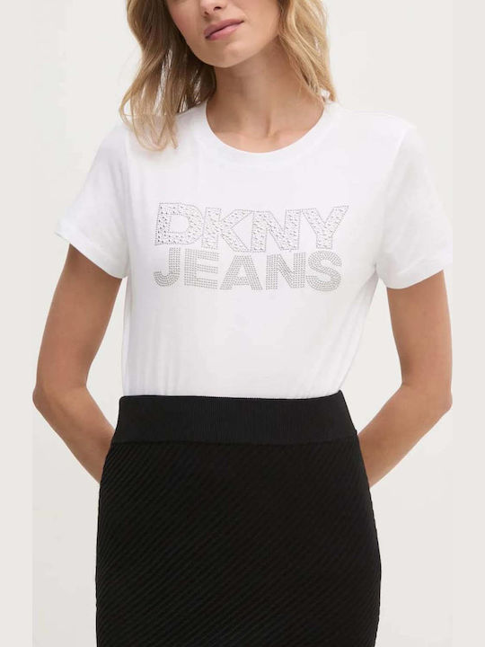 Logo Women's T-shirt White / Silver