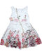 Rochie pentru Copii Fără mâneci White, Red