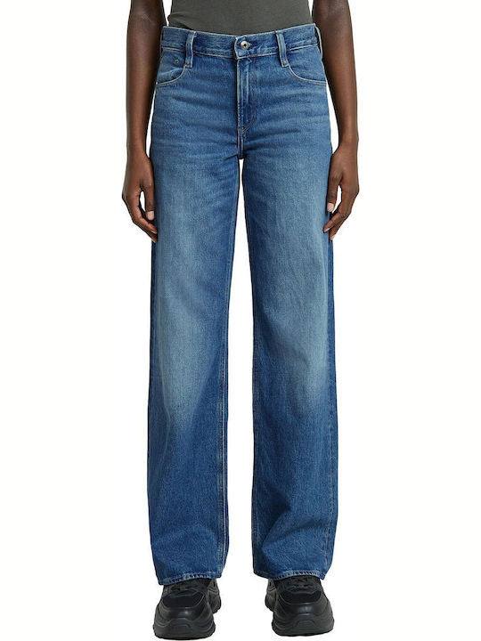 Judee Women's Jean Trousers in Loose Fit Dark Aged Denim