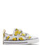 CHUCK TAYLOR ALL STAR Παιδικά Sneakers με Σκρατς Λευκά