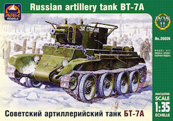 Russian Artillery Light Tank Bt-7a 1:35 Ark Models Ak 35026 Russian Artillery Light Tank Bt-7a 1:35 Ark Models Ak 35026