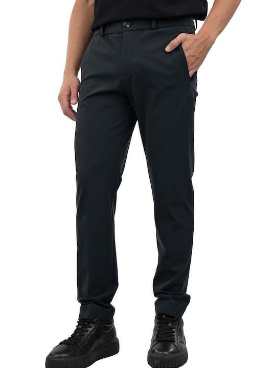 Trousers Chino in Slim Fit Blue Black
