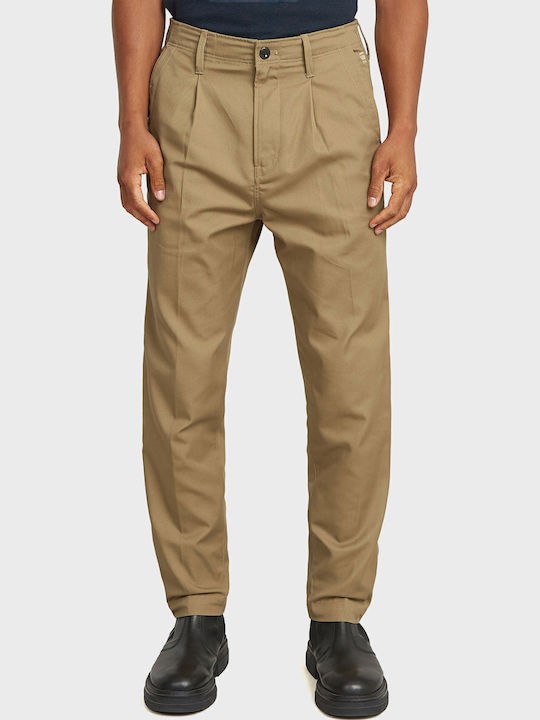 G-Star Raw Pleated Trousers Chino in Relaxed Fi...