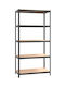 Home Use Home Use Corner Dexion Shelf 90x40x180cm With 5 Shelves Total Load Capacity 875kg