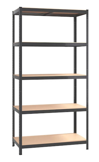 Home Use Home Use Corner Dexion Shelf 90x40x180cm With 5 Shelves Total Load Capacity 875kg