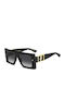 Dsquared2 Unisex Sunglasses with Black Plastic Frame and Black Lens D2 0169/S 807/9O