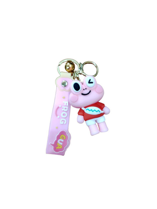 Keychain Frog Pink