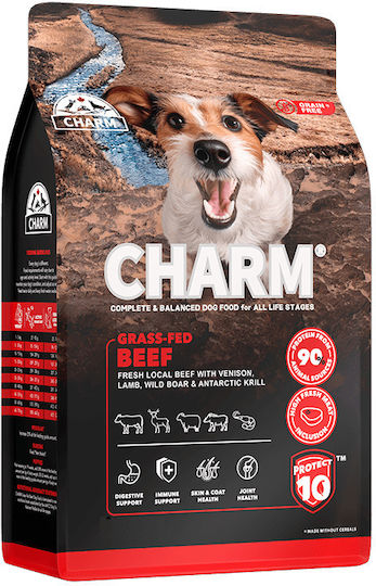 Charm 2kg Dry Food for Dogs with Beef, Meat, Salmon, Apple, Deer and Turkey