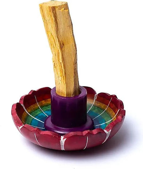 Handgefertigter Lotus-Räucherstäbchenhalter Palo Santo Stäbchen 10x3cm