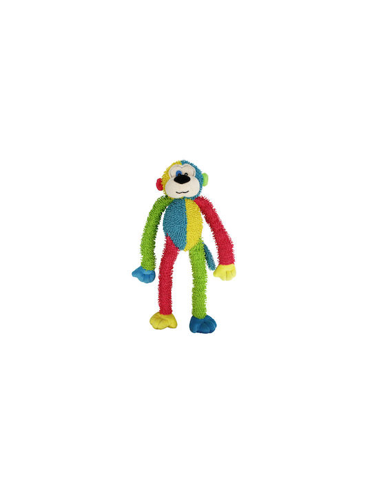 Multipet Multi Crew Monkey Dog Toy 28 × 17 × 14 cm Mix Colors