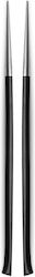 Σετ 2 Ανοξείδωτα Chopsticks Cristema Wave Black