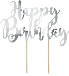 PartyDeco Happy Birthday Διακοσμητικό για Τούρτα