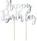 PartyDeco Happy Birthday Dekoratives für Torte