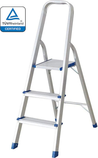 Home Use Step Ladder Aluminum 3 Steps 17cm