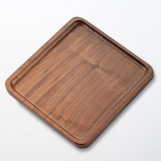 Square Acacia Wood Platter 25x25x2cm 19-691 Gtsa