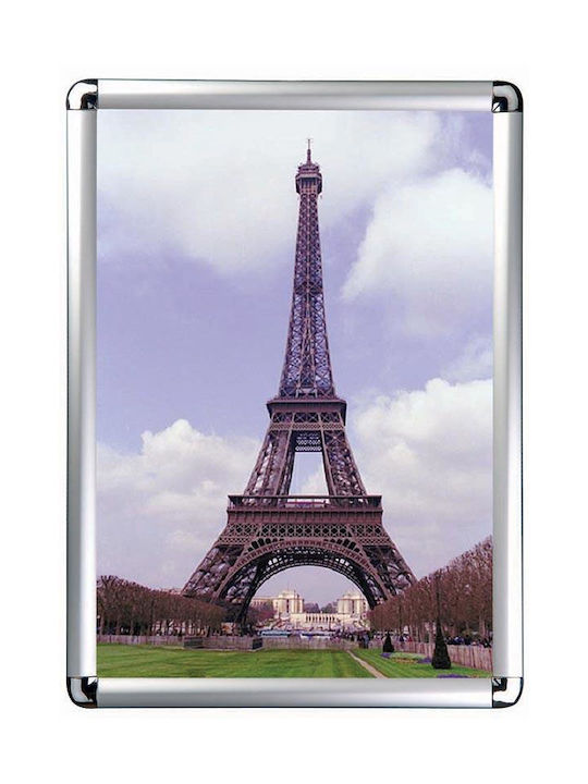 M&T Displays Κορνίζα Μεταλλική με Ασημί Πλαίσιο