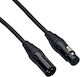 Bespeco Mikrofon Kabel XLR-Stecker - XLR-Buchse Schwarz 1m EAMB100R