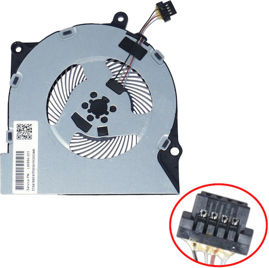 Ανεμιστηράκι Laptop Cpu Cooling Fan Hp Probook 430 G7 430 G6 Zhan 66 Pro 13 G2 L44514-001 L45886-001 Ns75c00-18e04 47x8ifatp10 Fcn 0lf8h0000h Hsn-q14c Tpn-q222 4pin Κωδ.81324