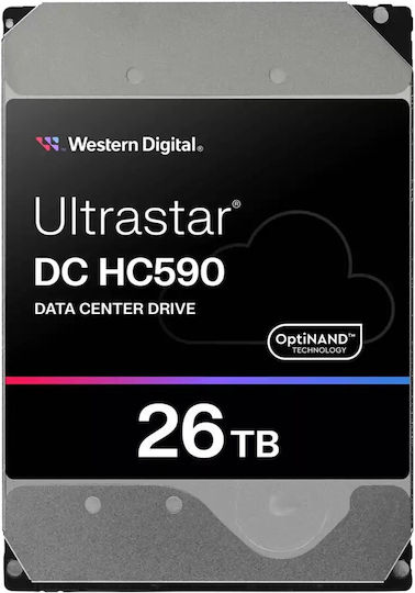 Western Digital DC HC690 24TB HDD Hard Drive 3.5" SATA III 7200rpm with 512MB Cache for NAS / Server / Recorder 0F65684