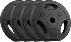 Set Plăci Pentru Antrenamentul De Forță 4 x 5kg Φ31mm Cu Mânere