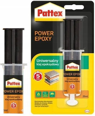 Henkel Pattex Power Universal Epoxy 5min Κατασκευαστική Κόλλα Λευκή 25ml 6τμχ