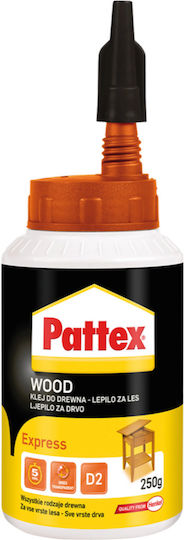 Henkel Pattex Express Wood Ξυλόκολλα Υψηλής Θερμοκρασίας Διάφανη 250gr