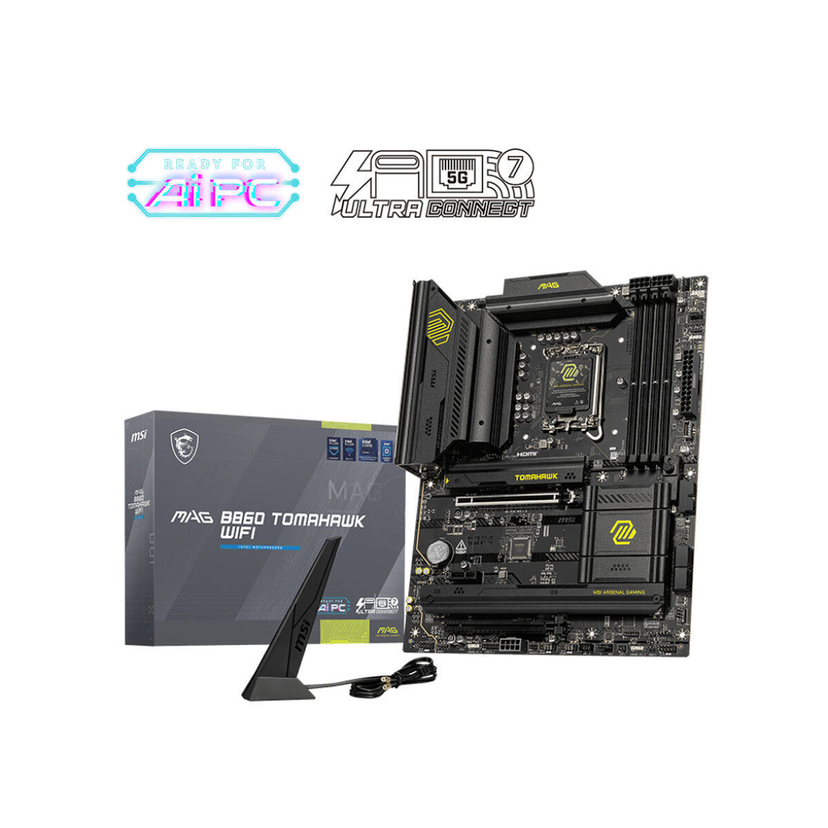 MSI MAG B860 Tomahawk WiFi Motherboard ATX με Intel 1851 Socket