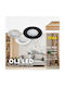 Vivalux Metallic Recessed Spot with Integrated LED and Natural White Light White 1pcs