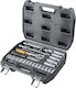Set de Unelte Gadget 339003 26 Piese Carcasă Crom-Vanadiu Negru