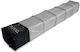 Delphin Reaxe Squaretunnel 300 Cm 50 X 40 Cm Gray Color Soft Mesh