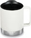 Klean Kanteen Camp Glass Thermos Bottles BPA Free 355ml Matte White