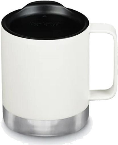 Klean Kanteen Camp Glass Thermos Bottles BPA Free 355ml Matte White